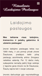 Mobile Screenshot of laidojimo-paslaugos.lt