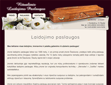 Tablet Screenshot of laidojimo-paslaugos.lt
